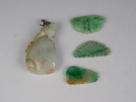 Four jade pendant