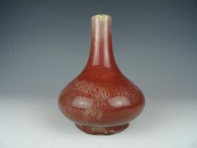 Sang de boeuf vase