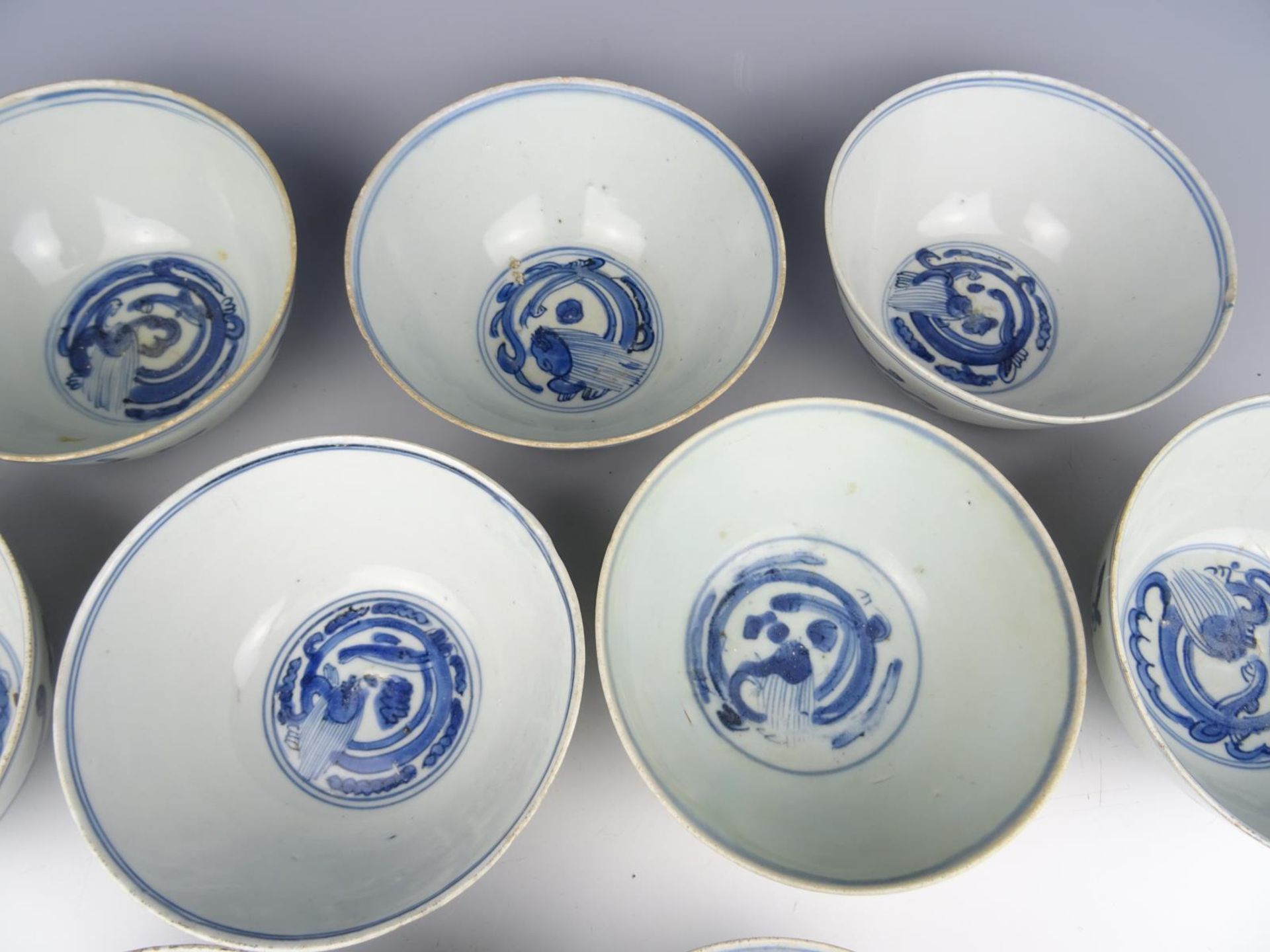 Nine porcelain bowls - Bild 4 aus 9