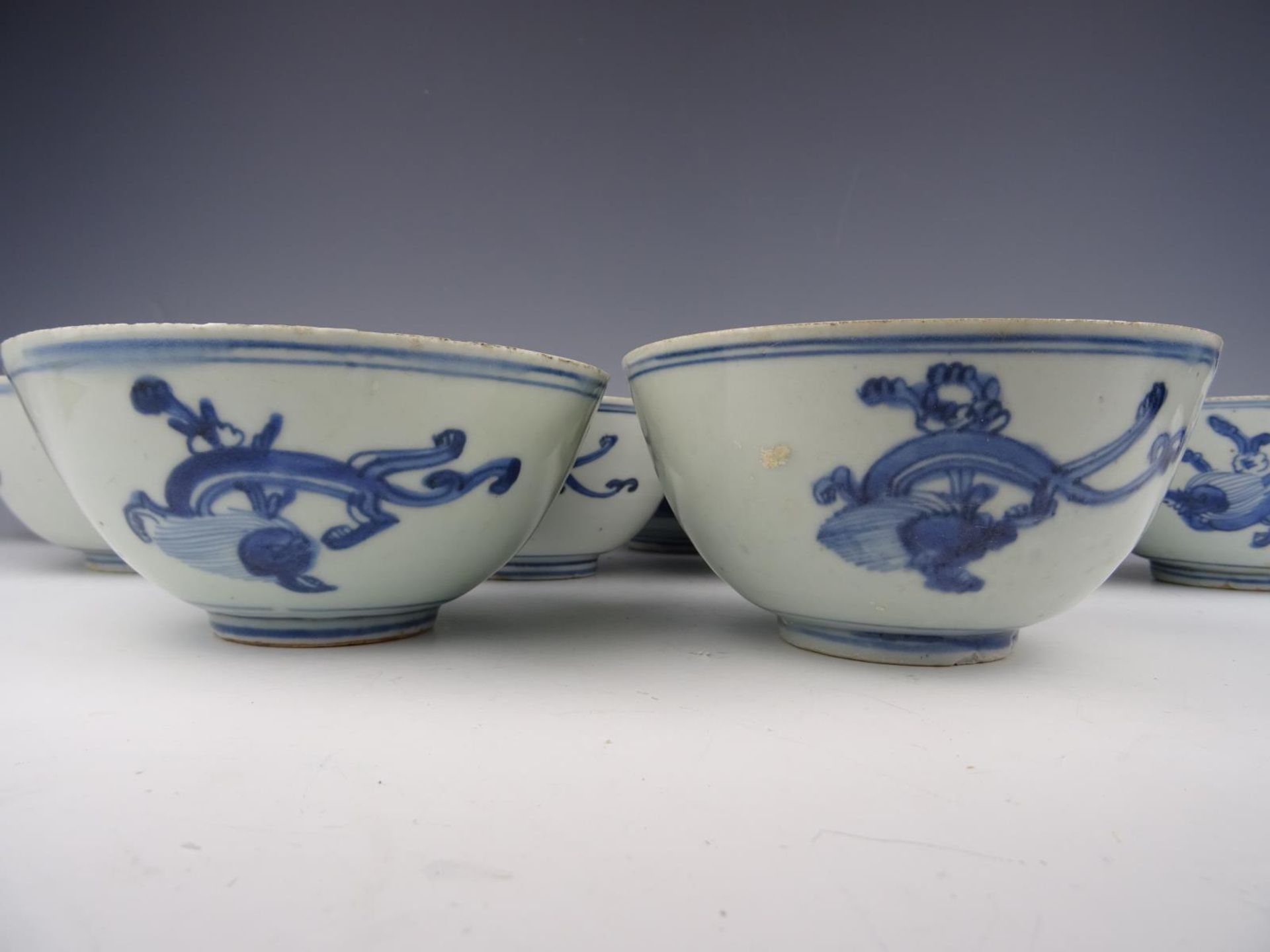 Nine porcelain bowls - Bild 7 aus 9