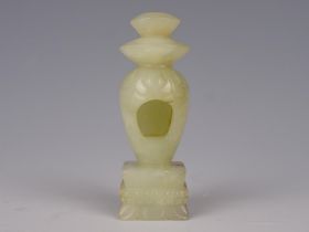 Buddhist jade pendant