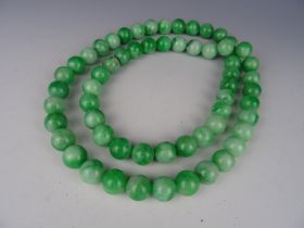 Jade buddhist beads