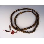 wood Buddhist beads