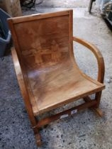 CHILDS WOODEN ROCKING CHAIR OR STOOL
