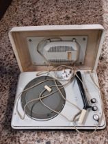VINTAGE PORTABLE PHILIPS RECORD PLAYER