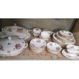 PART CHINA DINNER SERVICE BY ROYAL WORCESTER ROANOKE