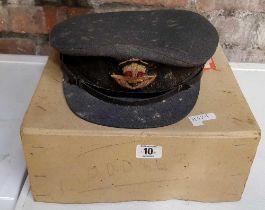 WWII BRITISH RAF VISER CAP,