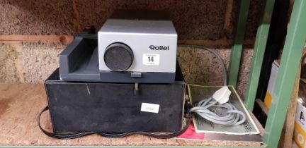 ROLLEI SLIDE PROJECTOR WITH CASE
