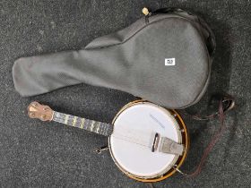 MUSIMA BANJO WITH CANVAS CASE