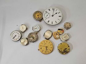VARIOUS WATCH MOVEMENTS INCL; OMEGA, TISSOT ETC