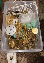 2 CARTONS OF MISC CHANDELIER SPARES & ODDMENTS