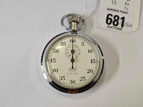 SMITH'S 15TH SECOND STOP WATCH WITH NUMBERED BACK