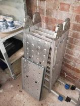 ALUMINIUM COMBINATION TRESTLE LADDER STEP