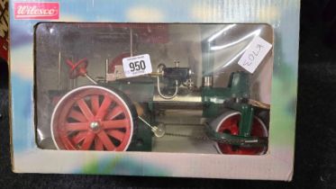 WILESCO STEAM ROLLER TRACTION ENGINE, NEW IN BOX