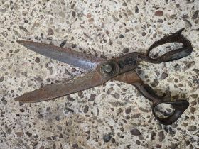 LARGE PAIR OF CLOTH SHEARS BY WILKINSON & SON