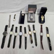 QTY OF WATCHES INCL; SEIKO & LORUS