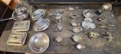 LARGE QTY OF PLATEDWARE