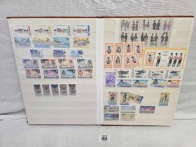 ALBUM OF MILITARY POSTAGE STAMPS,MAINLY COMMON WEALTH