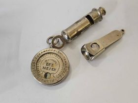 WHISTLE BEE KEEPER THING & CIGAR CUTTER