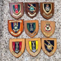 CARTON OF 9 ROYAL MARINE ASSOCIATION PLAQUES