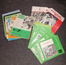 CARTON OF CRICKET MONTHLY MAGAZINES FROM 1960'S