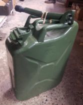 20LTR GREEN STEEL FUEL CAN