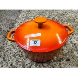 SMALL LE CREUSET CASSEROLE