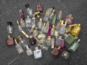 CARTON WITH LARGE QTY OF EMPTY PERFUME BOTTLES