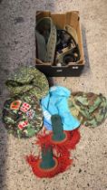 CARTON OF CAMOUFLAGE HATS,