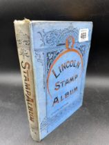 LINCOLN STAMP ALBUM 8TH EDITION DATED 1914