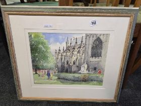 PAIR OF WATERCOLOURS BY COLIN MARSHALL