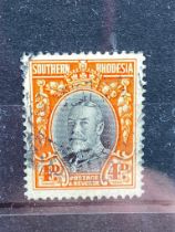 RHODESIA - 1937 G5 4D F.