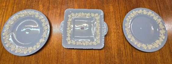 3 WEDGWOOD PLATES