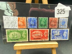 MOROCCO AGS - TANGIER - 1950 SET F,
