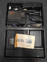 VINTAGE PANASONIC NV-M7B VHS MOVIE CAMERA IN FITTED CASE