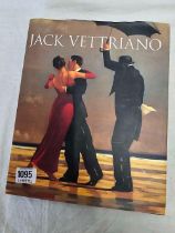 BOOK NAMED JACK VETTRIANO CONTAINING HIS WORKS OF ART,