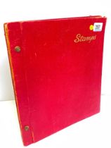 FOREIGN RED PEG ALBUM, M = USED-LATVIA-LIBERIA-LIECT'EN- SPARSE,