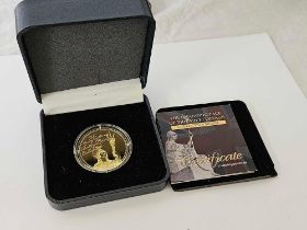 A ROYAL MINT BRITANNIA STANDARD SILVER MEDAL - BOXED WITH C.O.