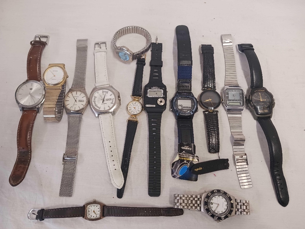 BAG OF VARIOUS WRIST WATCHES