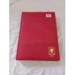 LARGE RED 'ACE' STOCK BOOK,