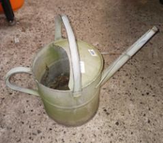 2 GALLON GALVANISED WATERING CAN,