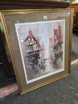 F/G SIGNED PRINT OF THE SHAMBLES YORK