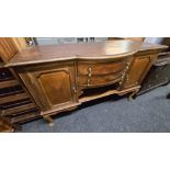 BOW FRONT SIDEBOARD