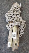 GALVANISED SMALL FOLD UP YACHT OR BOAT ANCHOR