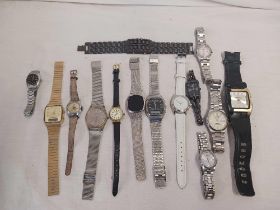 BAG OF VARIOUS WRIST WATCHES