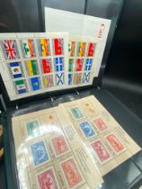 2 ALBUMS OF MINT WORLD STAMPS