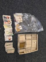 QTY OF MISC CIGARETTE CARDS IN A BAG & CARTON