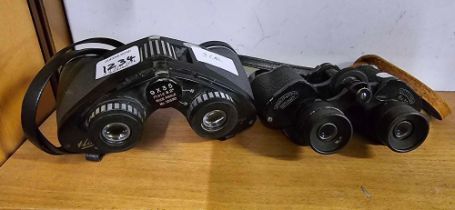 2 PAIRS OF SMALL BINOCULARS 9 X 35 & 8 X 30