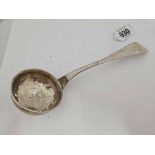 FOREIGN SILVER SIFTER LADLE