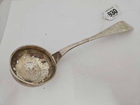 FOREIGN SILVER SIFTER LADLE